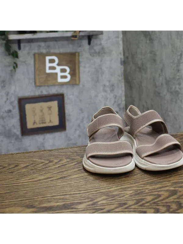 Easy Spirit Docia Double Band Slingback Sandals SEDOCIA2-H Taupe Brown 7M - Image 3