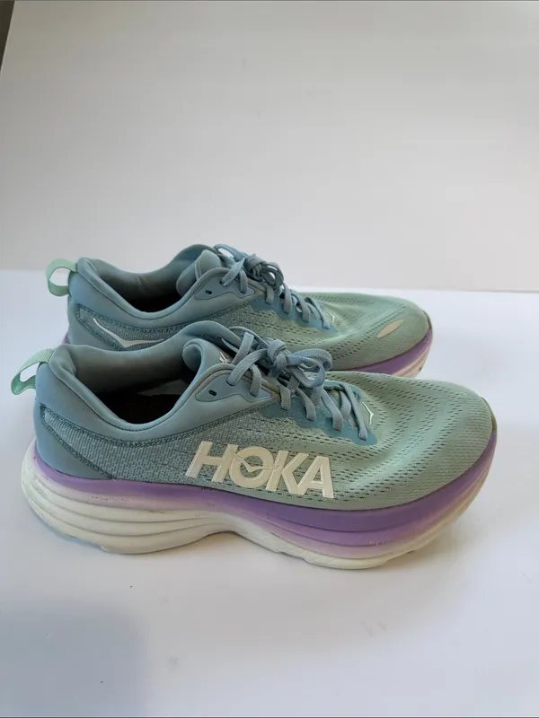 Hoka Women's Mint Green & Lavender Running Shoes - Image 4