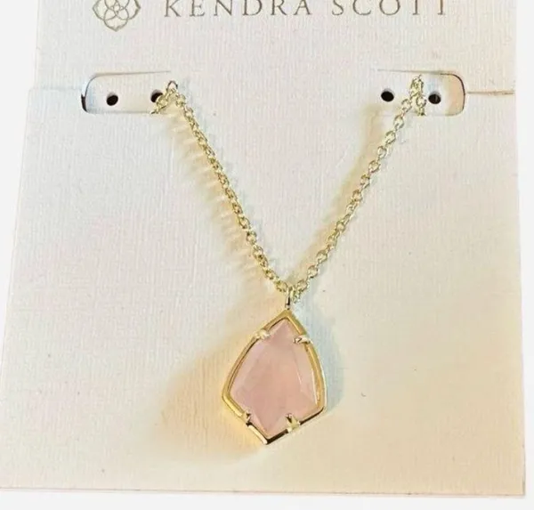 NWT Kendra Scott Rose Quartz Necklace - Image 5
