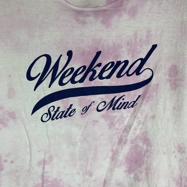 Cold Crush Tie Dye Graphic Tee T Shirt Sz Medium Weekend - Image 7