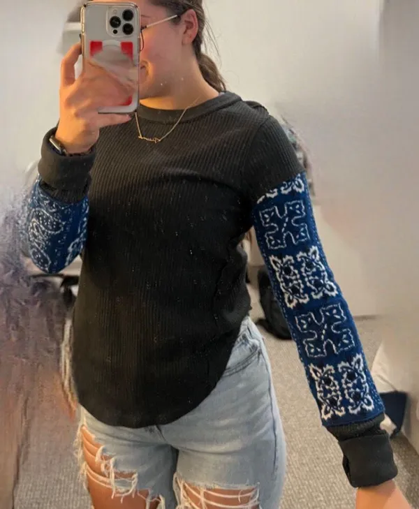 Free People Nikki Flannel Bandanna Size Small - Image 2