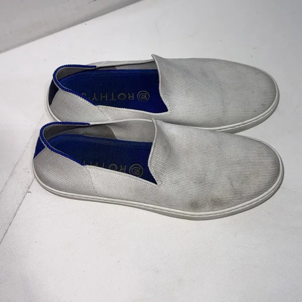 Rothys Shoes White The Original‎ Slip On Sneaker Comfort Flat Walking Womens 6.5 - Image 12