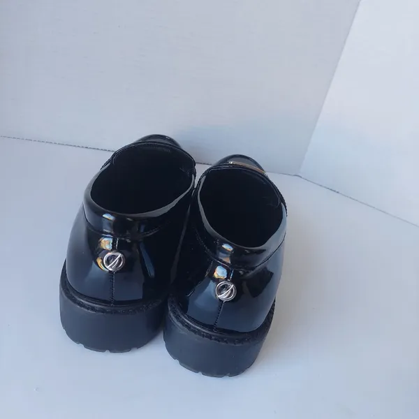 Y2k Nautica Preppy Black Patent Loafers Size 8 1/2 - Image 5