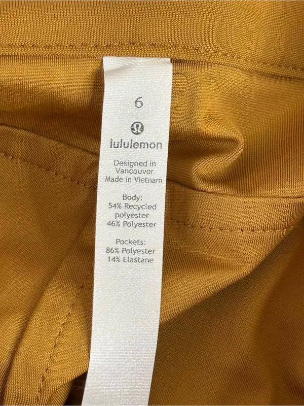 Lululemon City Sleek 5 Pocket 7/8 high rise Pant Spiced Bronze W5CZIS - Image 4