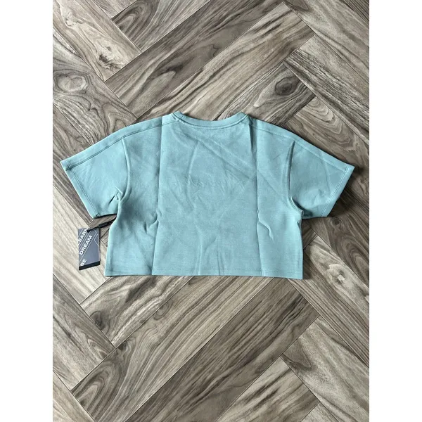 Alphalete Woman’s ELMTS Short SLEEVE Crop - Teal , Size XS - Image 9