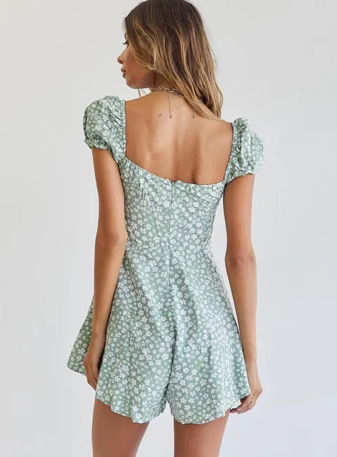 Princess Polly Finley Floral Print Ruffle Romper - Image 7