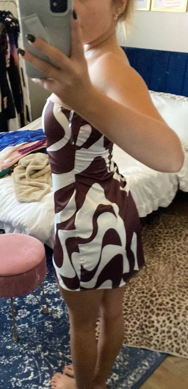 Revolve SNDYS Satin Mini Dress - Image 3