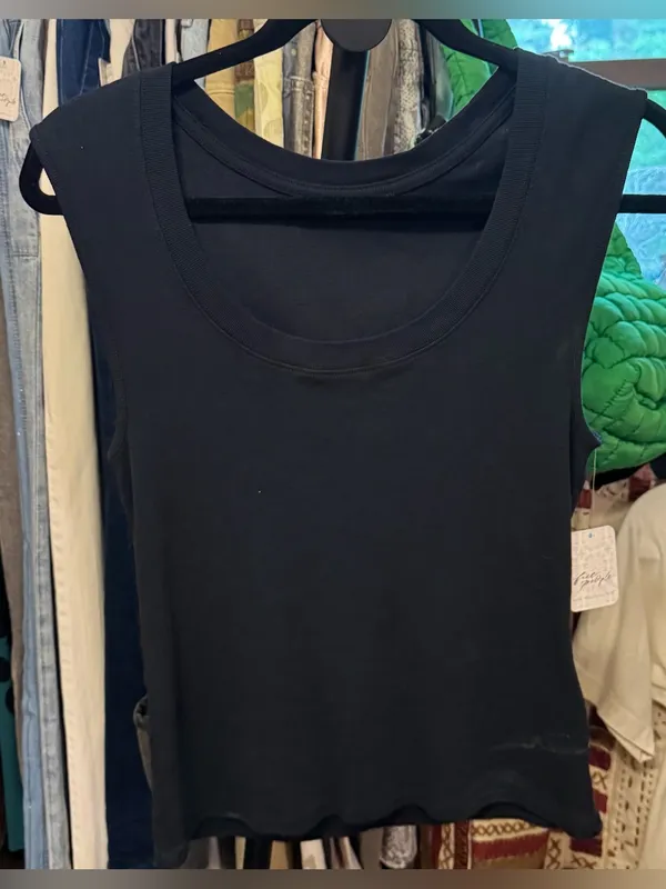 NWT Free People We The Free Ballad Reversible Tank - black - large *IR* - Image 7