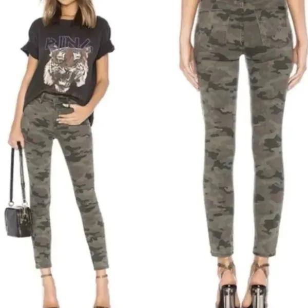 Hudson Barbara Super Skinny Camo Jeans Women's Size 31 Stretch - Image 2