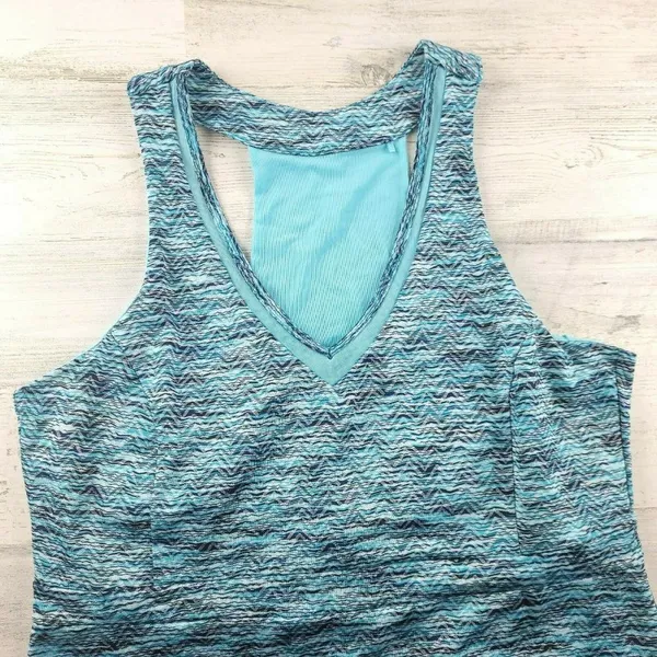 MPG Sport Mondetta Travel Dress Women’s Large Teal Built-In Bra Athletic Casual - Image 3