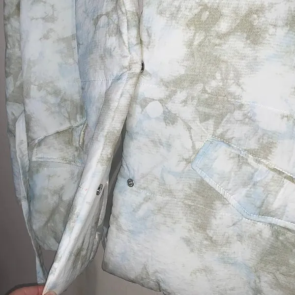 NWT Blank‎ NYC The Perfect Day Watercolor Wrap Puffer Jacket - Image 5