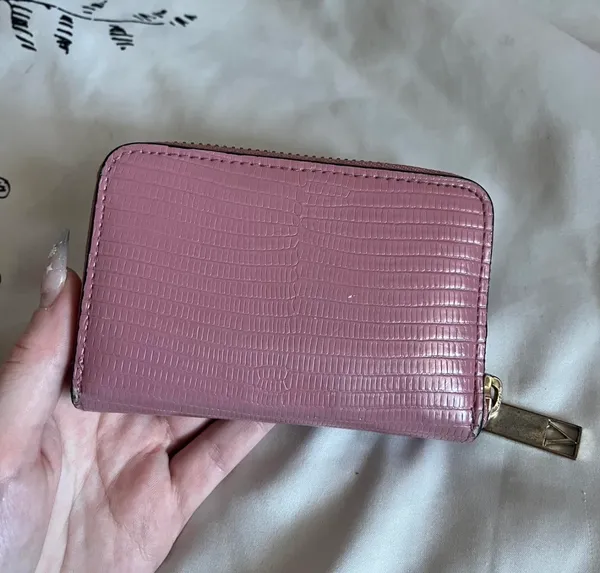 Victoria’s Secret Pink & Gold Zip Wallet - Image 2