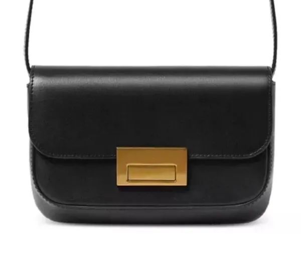 Revolve Stefania Baguette Bag, Black NWT - Image 14