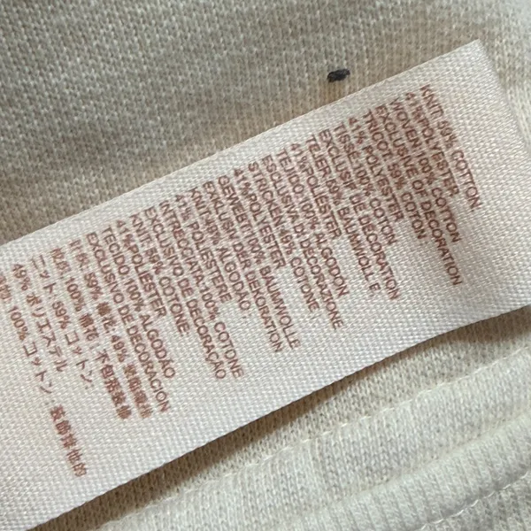 Free People Cream Mixed Media Eyelet Lace Cropped Hoodie‎ Sweatshirt Small - Image 7