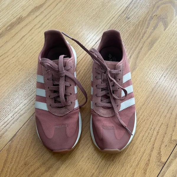 Adidas Originals FLB W Flashback Runners Raw Pink/White BY9301 Sz 8 1/2 Sneakers - Image 3