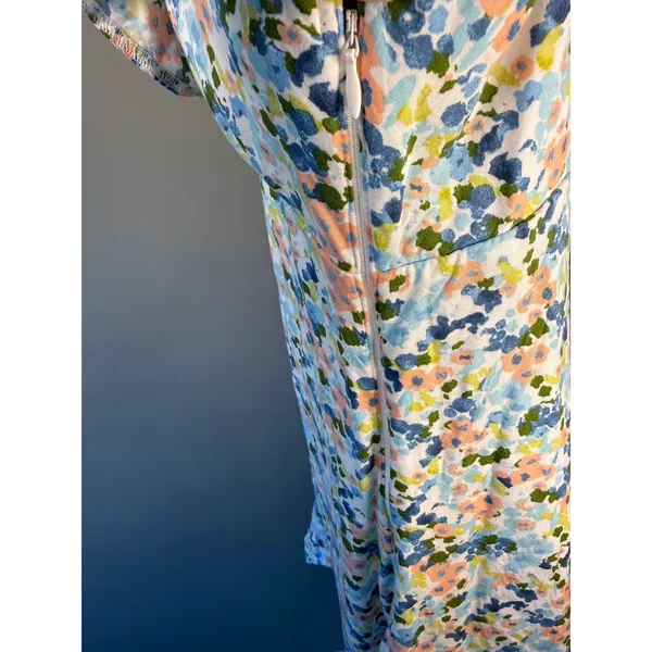 Abercrombie & Fitch Floral‎ Ruffle Strap Mini Dress Cottagecore S - Image 9