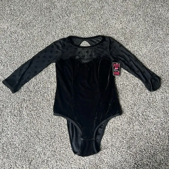 Just One‎ LLC black bodysuit size medium - Image 2