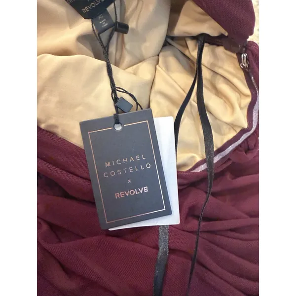 Michael Costello x REVOLVE Honor Mini Dress in Dark Plum XS NWT - Image 13