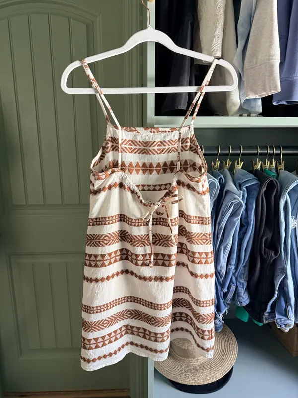 Aerie Jacquard Open Back Dress - Image 5
