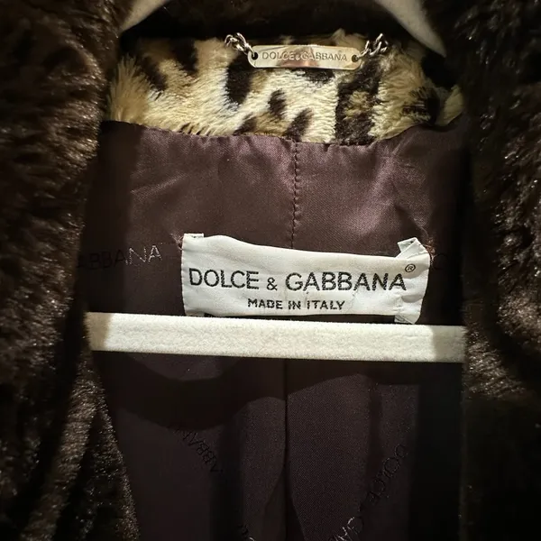 Vintage Dolce & Gabbana Fur Coat - Image 3