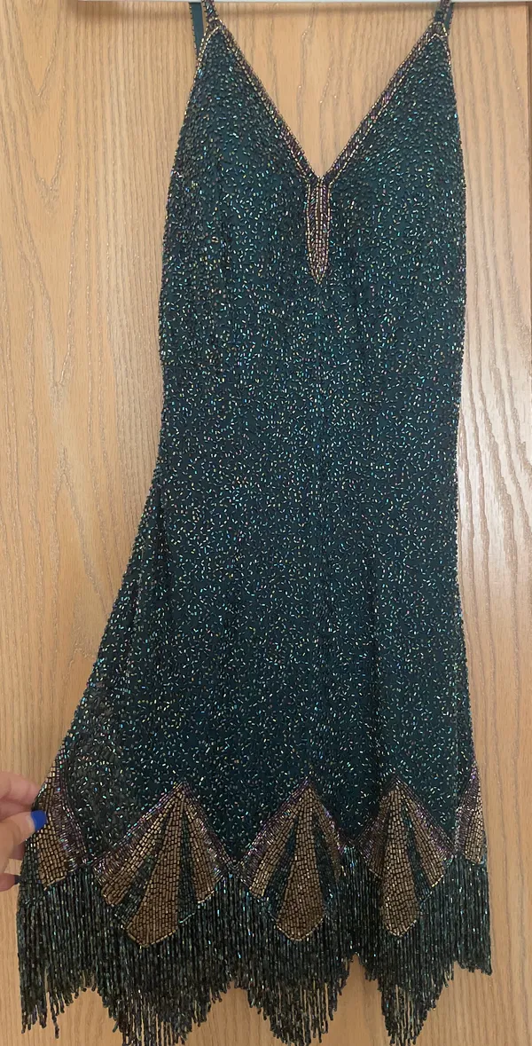 Sherri Hill Beaded Dress - Image 4