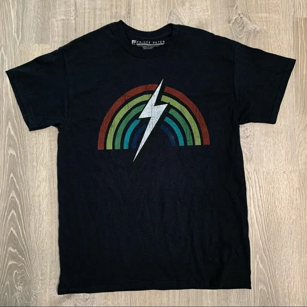 NWOT Prince Peter Black Tshirt Size medium - Image 2