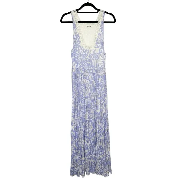 Free People Tiers For You Maxi Dress Purple Women's Size X-Small XS - Image 2