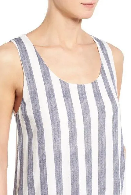 Striped High Low Maxi Dress - Image 4