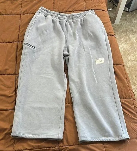 Comfrt Affirmation Collection Sweatpants Loungepants  Slate Fleece Pants - Image 2