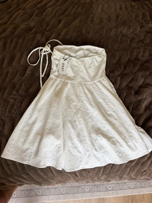White Cider Mini Dress - Image 4