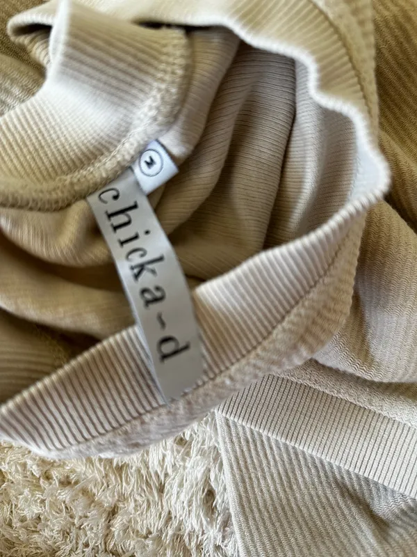 Chicka-D Cream Corduroy Dog Mama Sweatshirt - Image 3