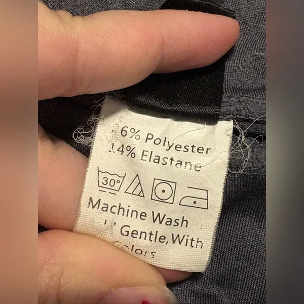 (Shein) Gray Biker Shorts: Size XL - Image 4