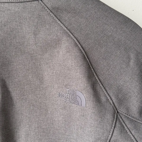 The North Face Soft Shell Waterproof Windproof Apex Barrier Gray Jacket - Image 8