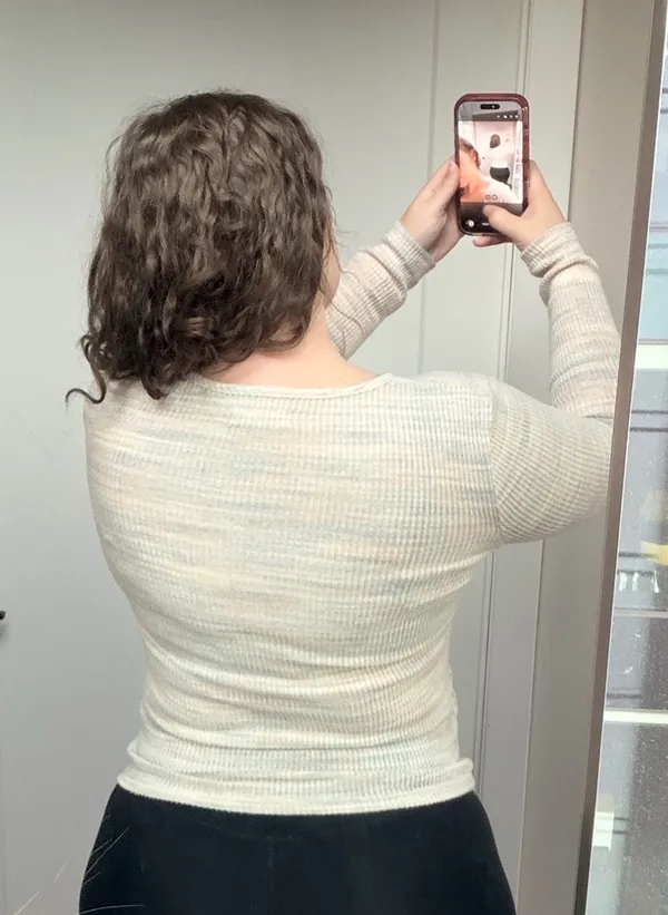 Madewell Knit Wrap Top - Image 4