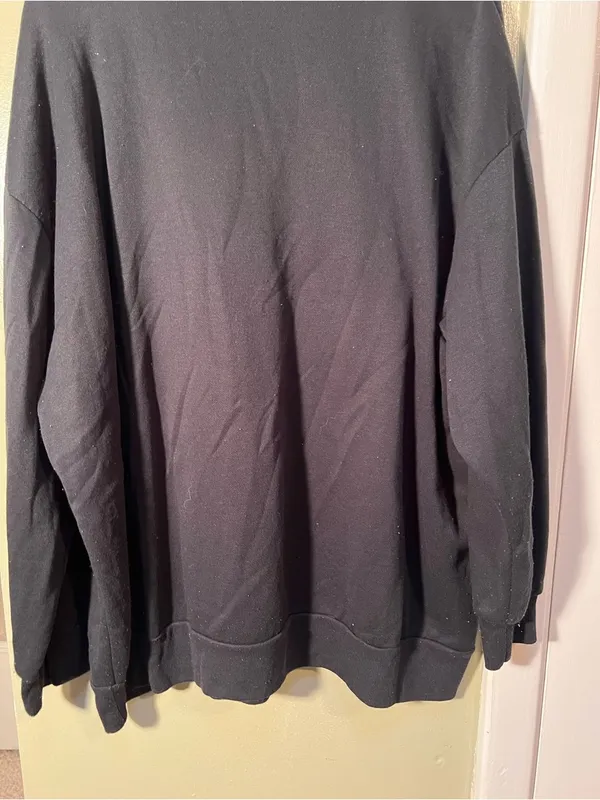 Vintage Basic Editions Womens Mock Neck Sweatshirt Black Bear Honey You're Sweet - Image 7