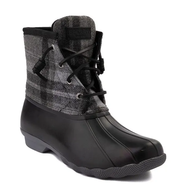 Top Sider Saltwater Plaid Wool Boot - Image 2