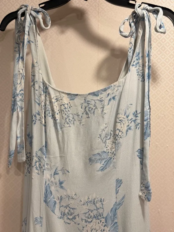 Anthropologie Awaylee Tie Strap Maxi Dress Romantic Event Wedding Guest Vacation Size S Boho - Image 5