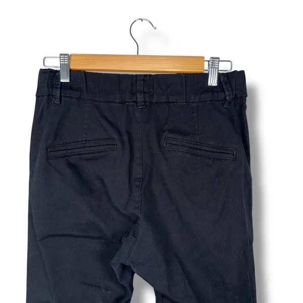 Flog Black Elastic Waist Twill Pants‎ Size 29 Relaxed Fit Casual Trousers - Image 6