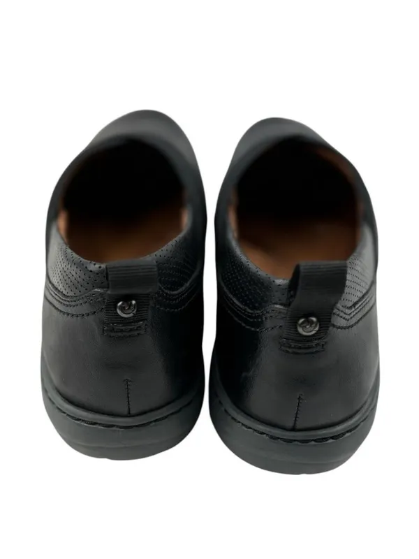 -Cobb Hill by Rockport Penfield Envelope Slip On Black Leather Comfort Shoe 9W - Image 4