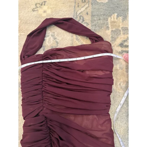 Michael Costello x REVOLVE Honor Mini Dress in Dark Plum XS NWT - Image 7