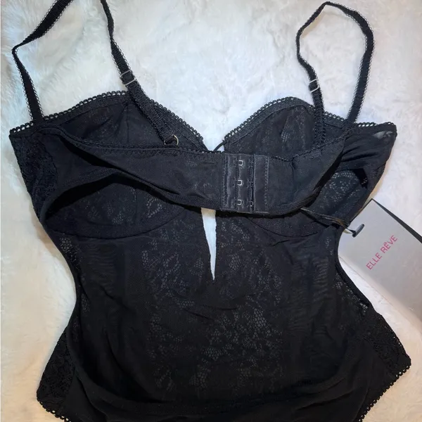 Elle Reve Passion‎ Bodysuit Black NWT Size XL - Image 4