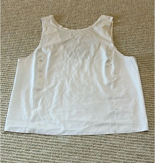 Athleta Low-Back Tank White S - Image 2