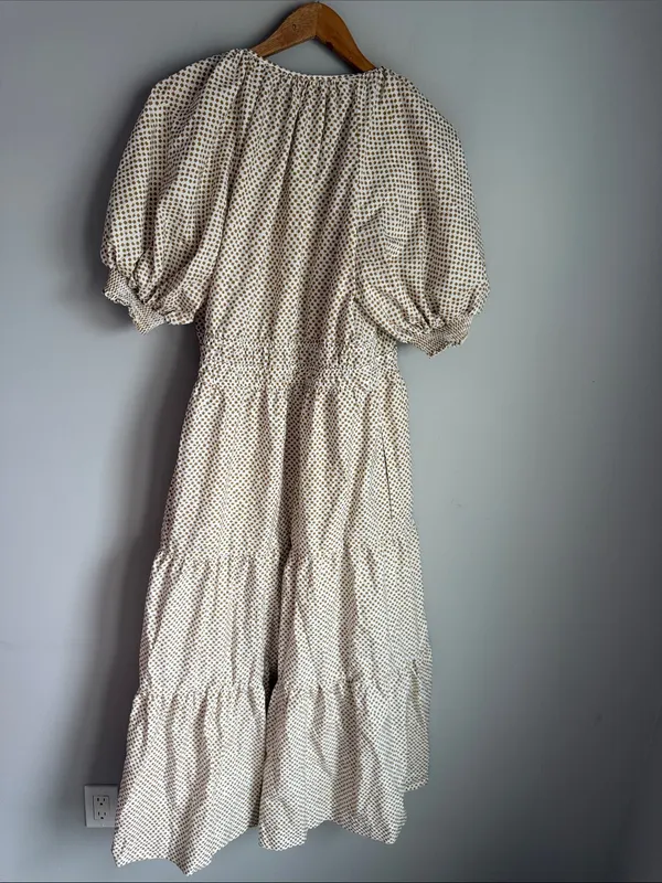 NEW Anthropologie The Somerset Maxi Dress: Puff-Sleeve Edition XL - Image 3