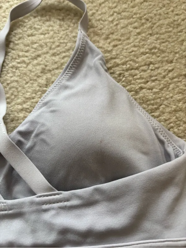Aerie Light Gray Sports Bra - Image 3