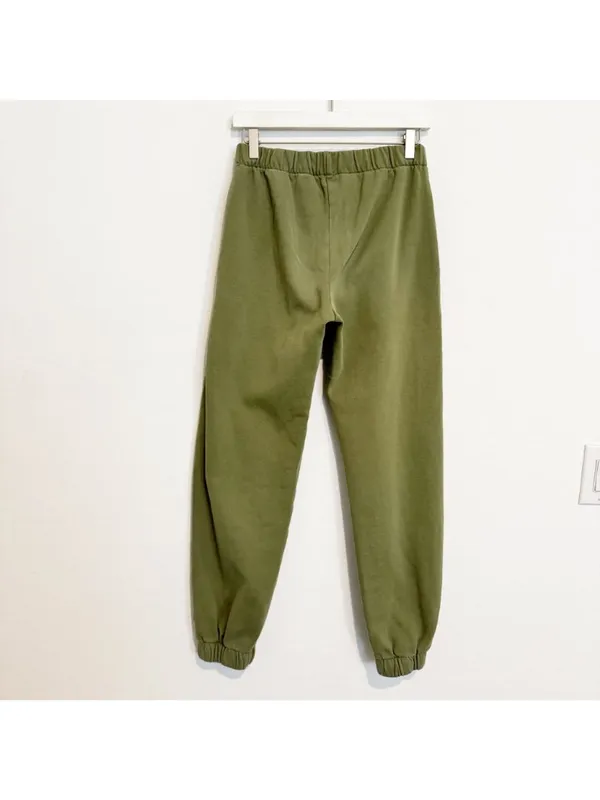 John‎ Galt Brandy Melville Joggers One Size Green Athleisure Lounge Streetwear - Image 10