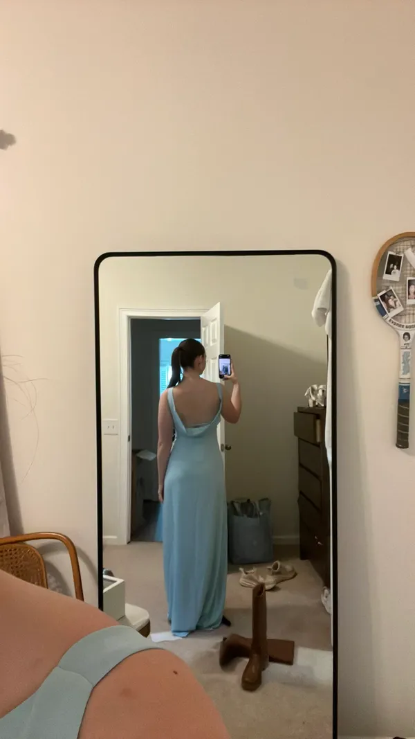 Pepper Mayo Ronnie Maxi Dress Blue - Image 4
