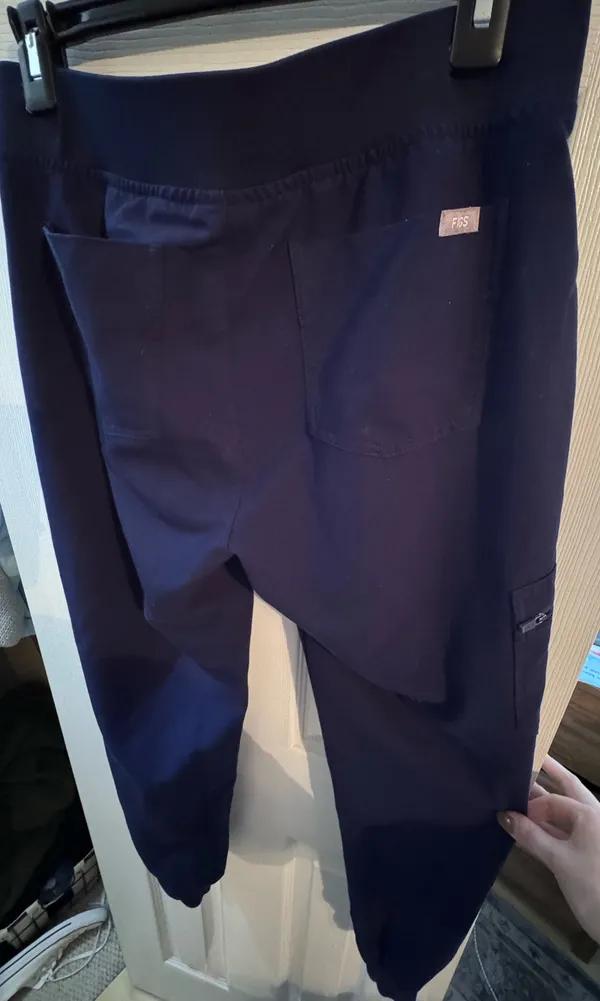 FIGS Navy Zamora Jogger Scrub Pants - Image 4