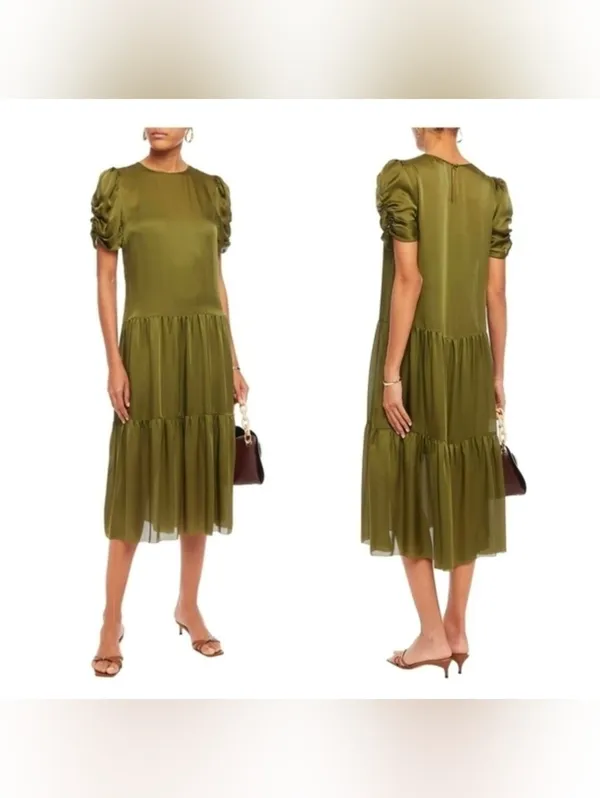 Cami NYC green Winona midi dress - Image 2