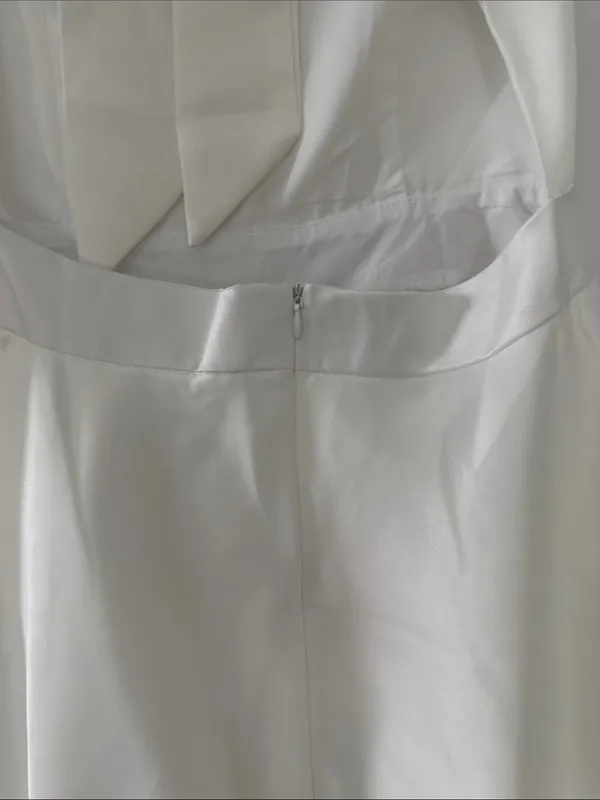 SHEIN White Sleeveless A-Line Party Dress‎ - Image 6