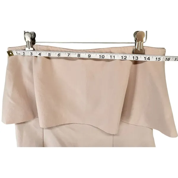 Elizabeth and James‎ Mini Dress 8 Biscuit Pink Hickory Bandeau Strapless Gala - Image 7